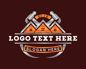 Remodeling - Hammer Carpentry Contractor logo design