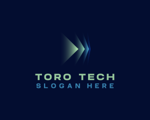 Triangle Motion Tech logo design