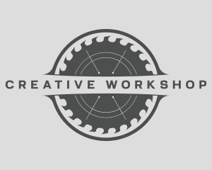 Workshop - Woodwork Workshop Saw logo design