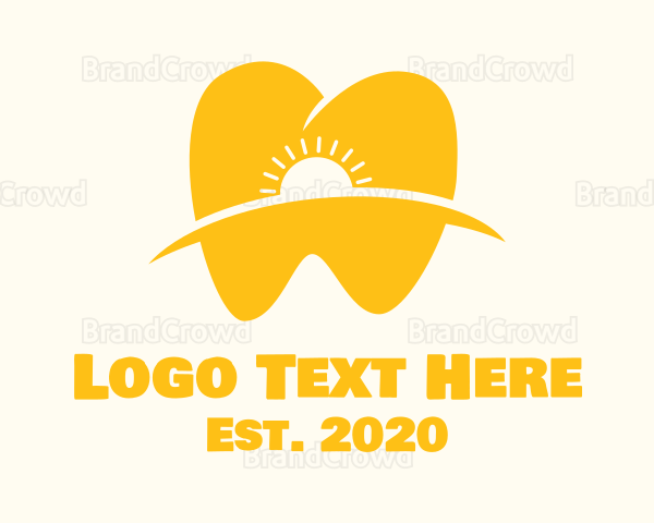 Yellow Sun Tooth Logo