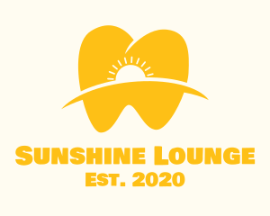 Yellow Sun Tooth logo design