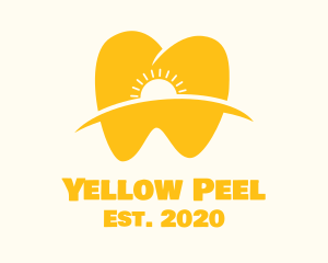 Yellow Sun Tooth logo design