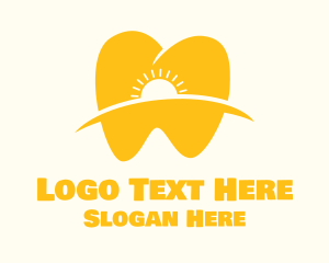 Yellow Sun Tooth Logo