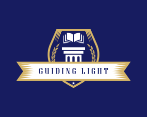 Learning Academy Book School logo design