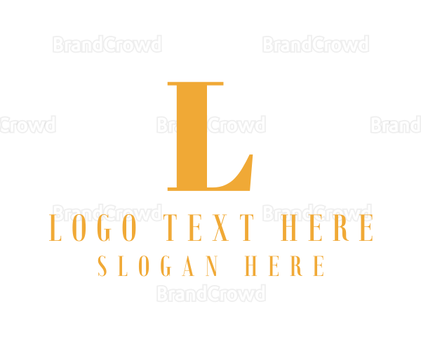 Professional Serif Company Logo