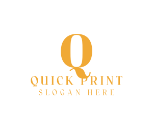 Professional Serif Company  logo design