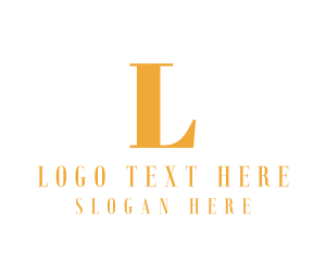 Spa - Professional Serif Company logo design
