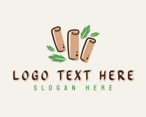 Eatery - Spring Rolls Eatery logo design