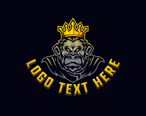 Vet - Monkey King Gorilla logo design