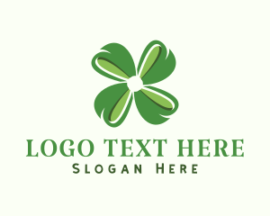 Lucky - Organic Florist Garden logo design