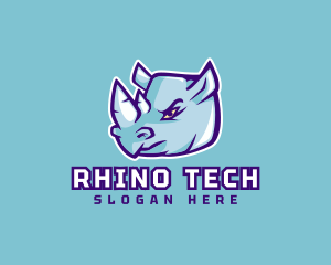 Heavy Rhino Squad logo design