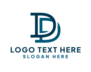 Initial - Generic Fashion Business Letter D logo design