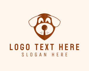 Pin - Dog Location Pin logo design
