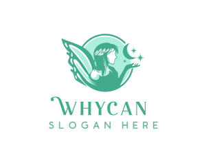 Mythical Fairy Goddess Logo