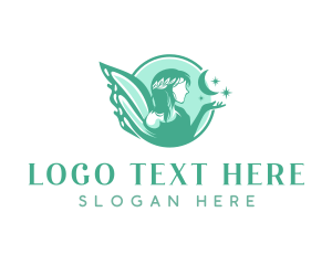 Mythical Fairy Goddess Logo