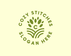 Nature Farm Agriculture logo design