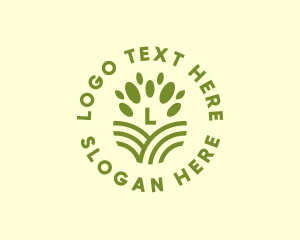 Letter - Nature Farm Agriculture logo design