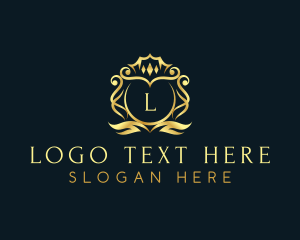 Gold - Luxury Royal Crown logo design