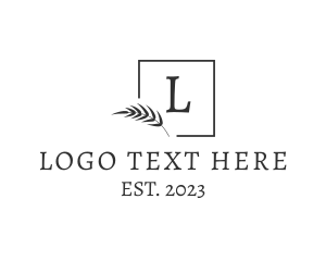 Letter - Luxury Organic Wellness Spa logo design