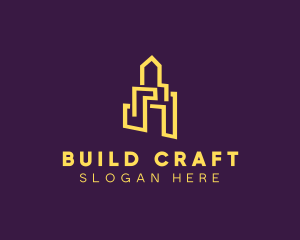 City Construction Building logo design