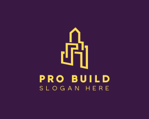 City Construction Building logo design