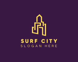 City Construction Building logo design