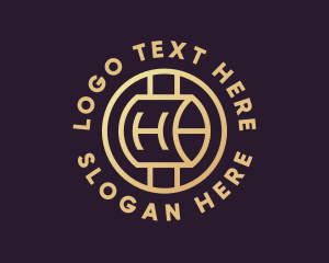 Blockchain - Finance Firm Letter H logo design
