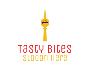 Burger - Burger Food Tower logo design