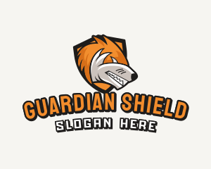 Shield - Gamer Fox Shield logo design