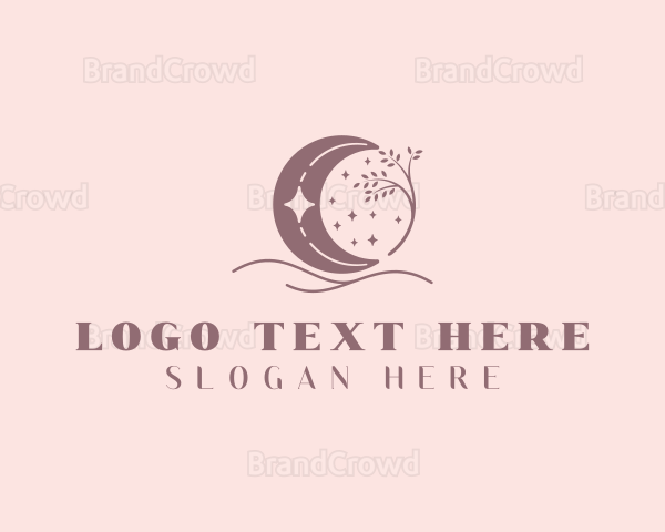 Boho Crescent Moon Logo