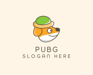 Cute Puppy Hat Logo