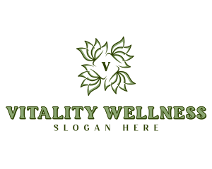 Organic Vegan Wellness logo design