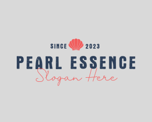 Pearl - Hipster Simple Shell logo design