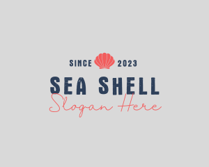 Hipster Simple Shell logo design