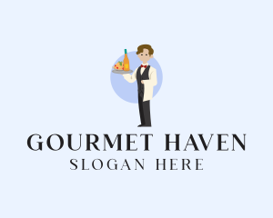 Restaurant Formal Waiter logo design