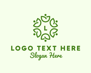 Therapy - Community Nature Leaf Farm logo design