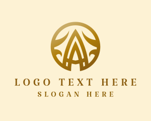 Round - Ornate Boutique Hotel Business logo design