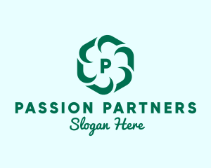 Hexagon Flower Beauty Spa logo design