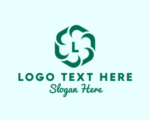 Ecological - Hexagon Flower Beauty Spa logo design