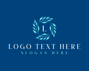 Leaf - Botanical Wreath Leaves logo design