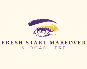 Makeover - Beauty Eyebrow Cosmetics logo design