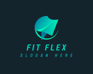 Freight - Paper Plane Forwarding logo design