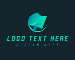 Forwarding - Paper Plane Forwarding logo design