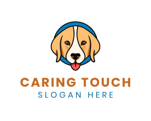 Cute Animal Pet Care logo design