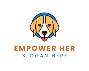 Cute Animal Pet Care logo design