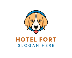 Cute Animal Pet Care logo design