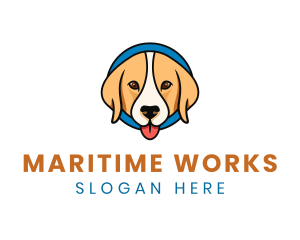 Cute Animal Pet Care logo design