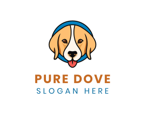 Cute Animal Pet Care logo design