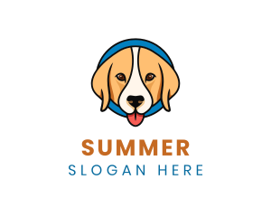 Cute Animal Pet Care logo design