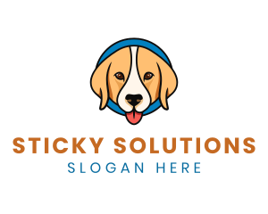 Cute Animal Pet Care logo design